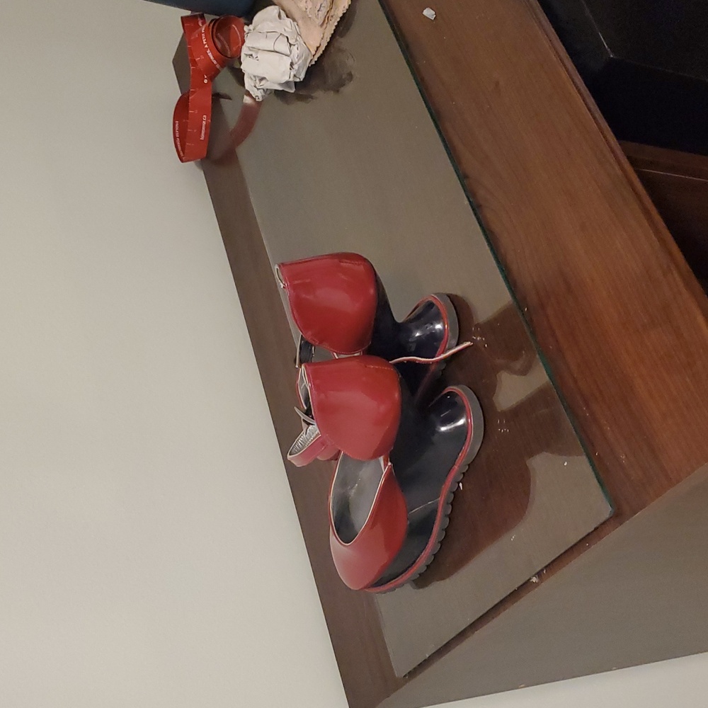 John Fluevog Red Women's Heels - Picture 4 of 6